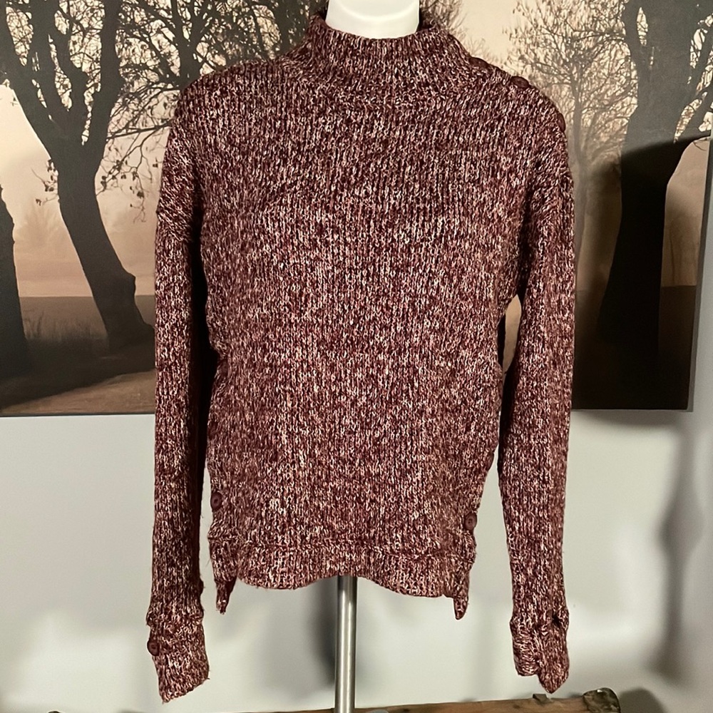 William Rast Burgundy Sweater - M